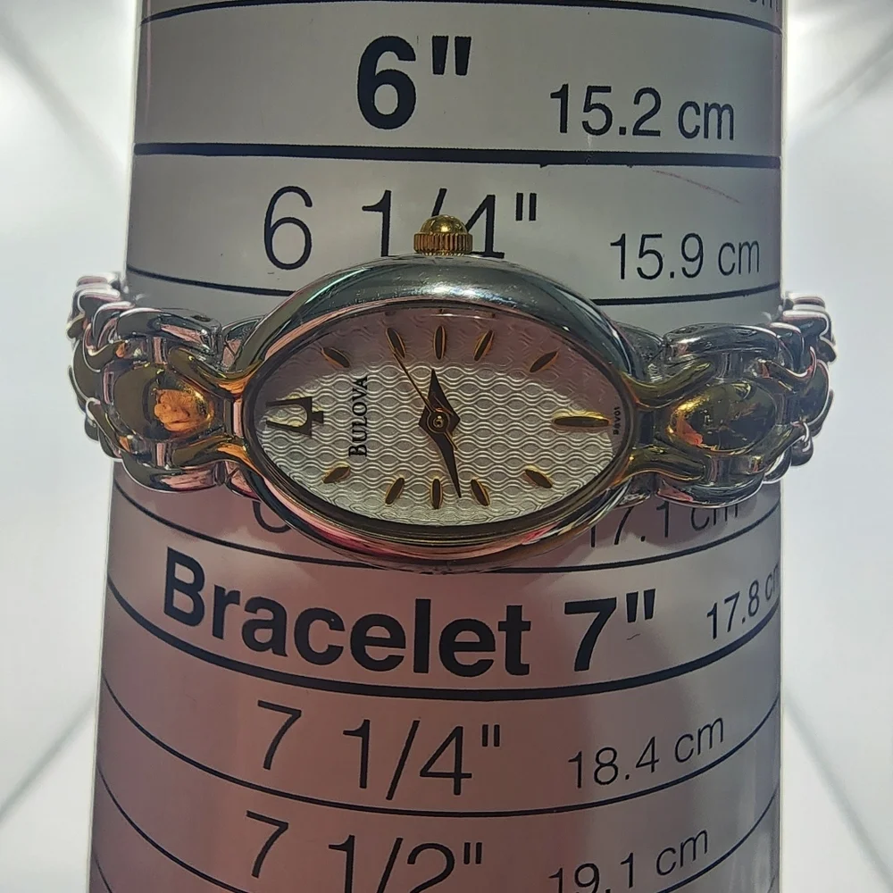 Bulova Silver & Gold Tone Watch